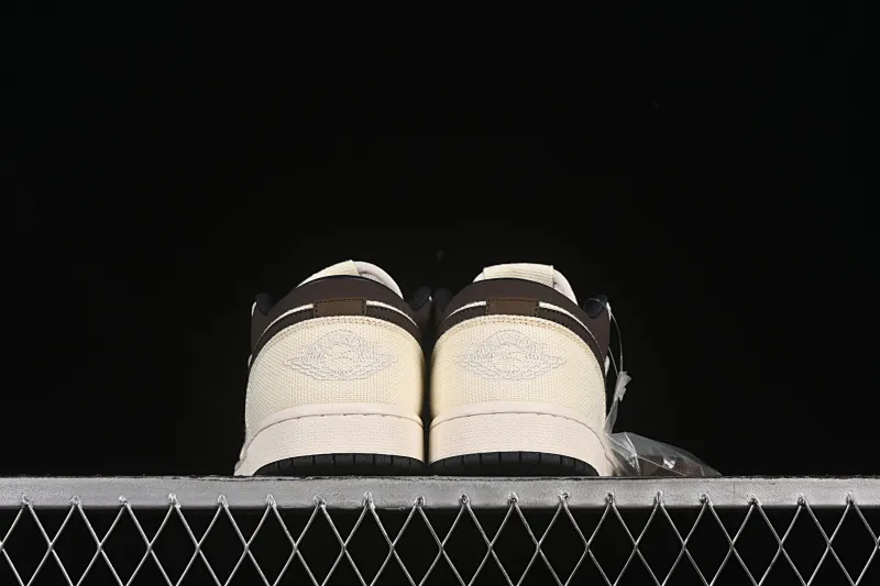 All categories Air Jordan Jordan series basketball shoes Air Jordan 1 Low Air Jordan 1 Low "Dongdan" AJ1 Joe 1 weaving beige low-top cultural and casual sneakers IB8058-110